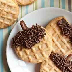 Acorn cookies