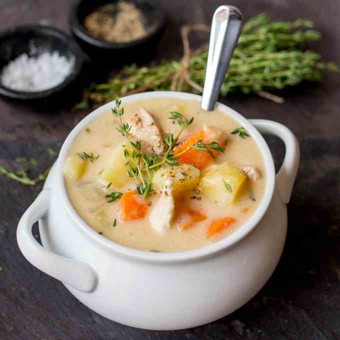 Chicken Pot Pie Soup