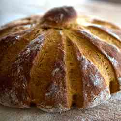 Yeasted Pumpkin Bread