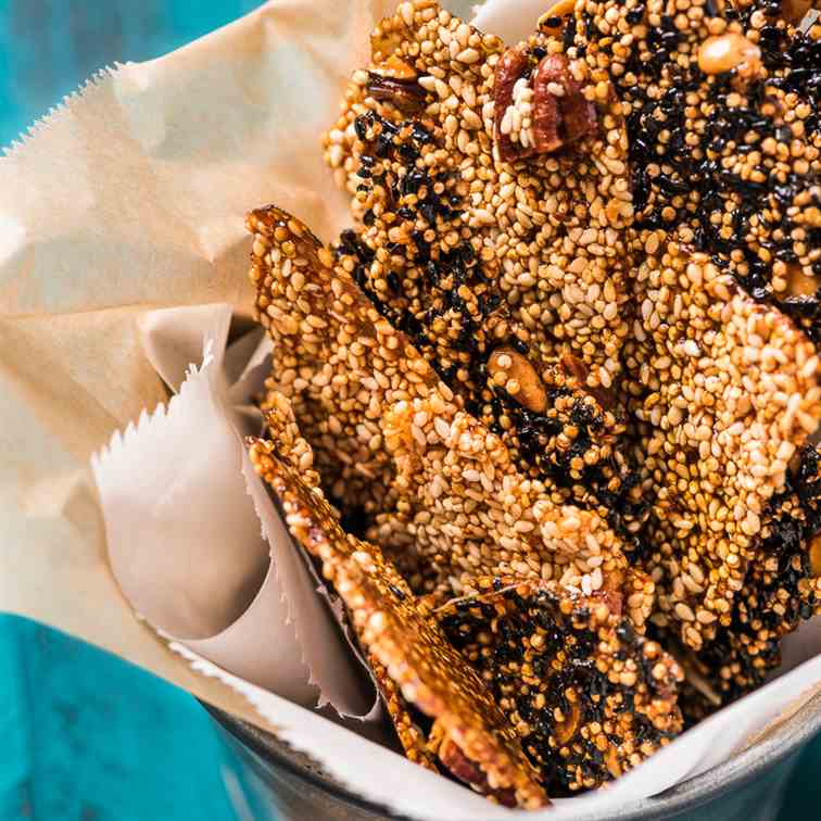 Quinoa Sesame Brittle