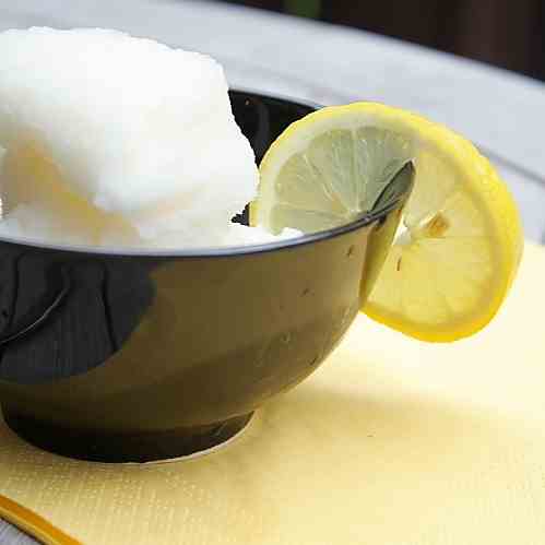 Green Tea and Lemon Sorbet