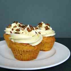 Spiced sweet potato cupcakes