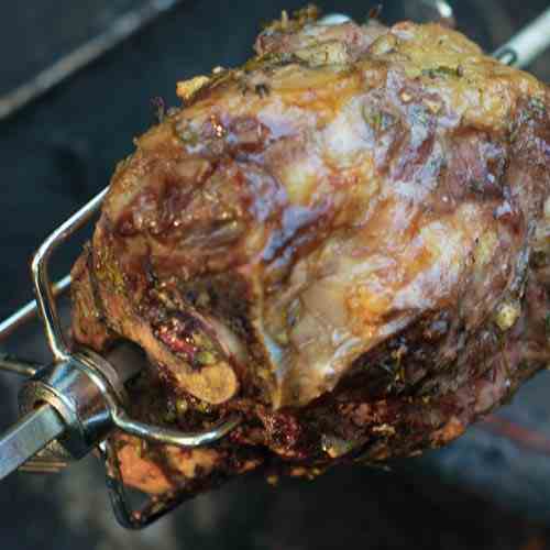 Spit Roasted Leg of Lamb