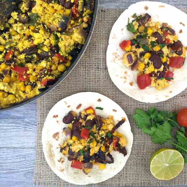 Mexican Tofu Scramble [vegan]