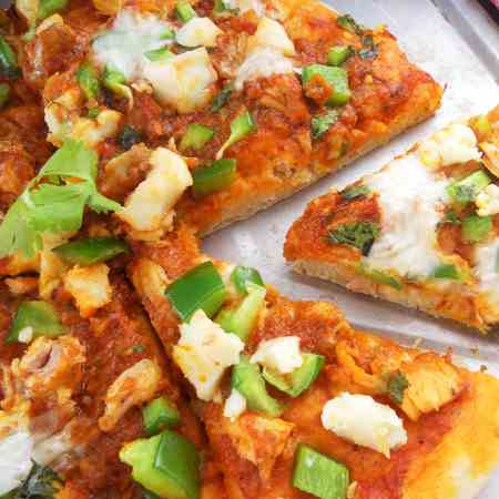 Butter Chicken Pizza