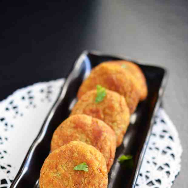 Arbi (colocassia) Cutlets