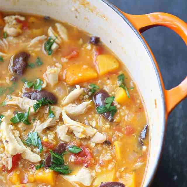 Chicken Stew w/ Butternut Squash & Quinoa