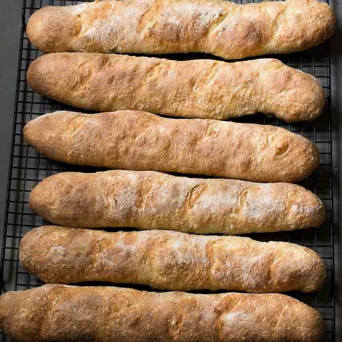 Crusty French Baguettes 4 hour recipe