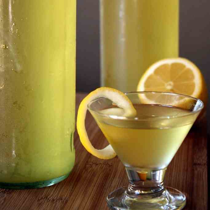 Homemade Limoncello