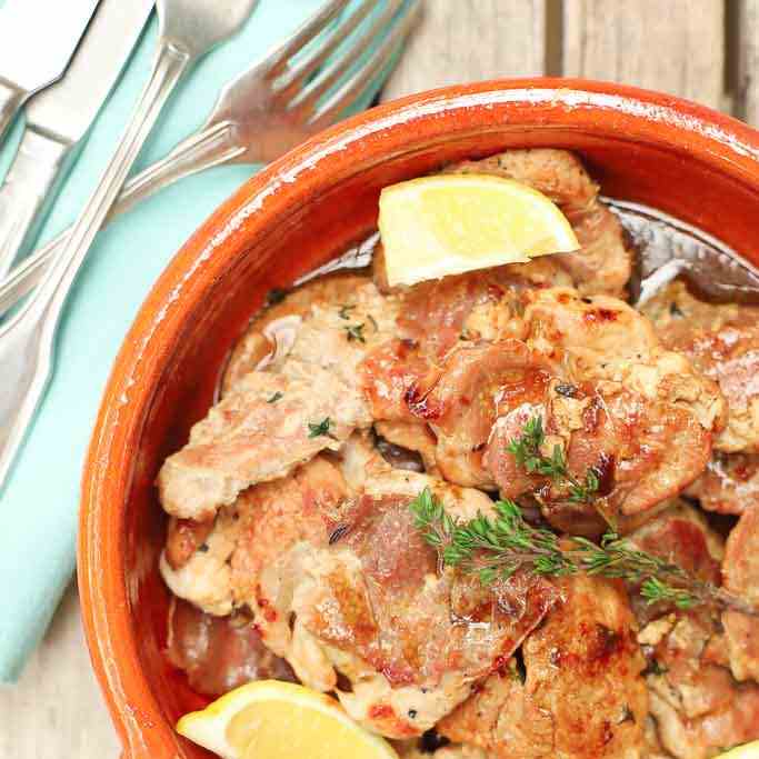 Pork Saltimbocca