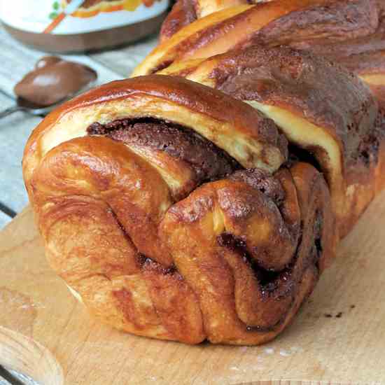 Braided Nutella Bread