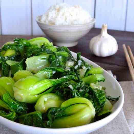 GARLIC BABY BOK CHOY