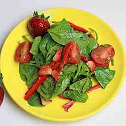 Fresh Spinach and Strawberry Salad