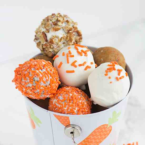 Cream Cheese Carrot Cake Cake Pops