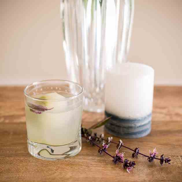 Cucumber Basil Ice Cubes