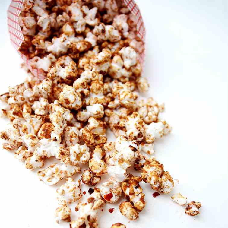 Mexican Spiced Hot Chocolate Popcorn