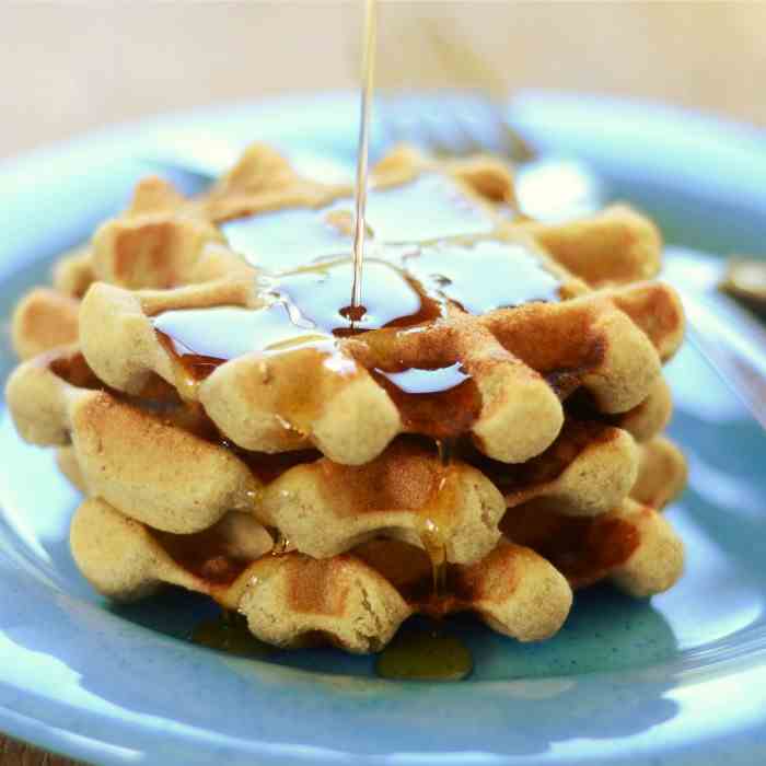 Crispy Buckwheat Waffles