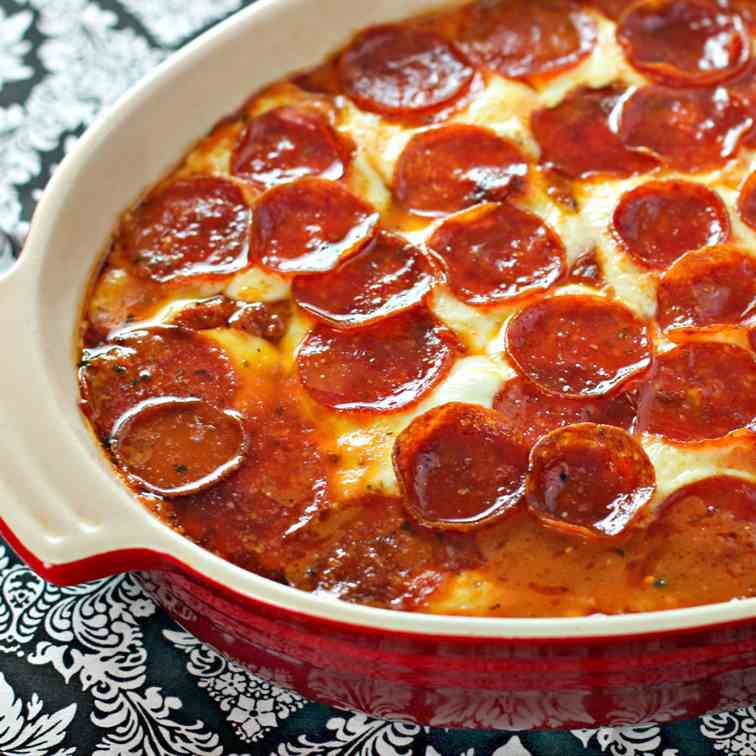 Pepperoni Pizza Chicken Bake 