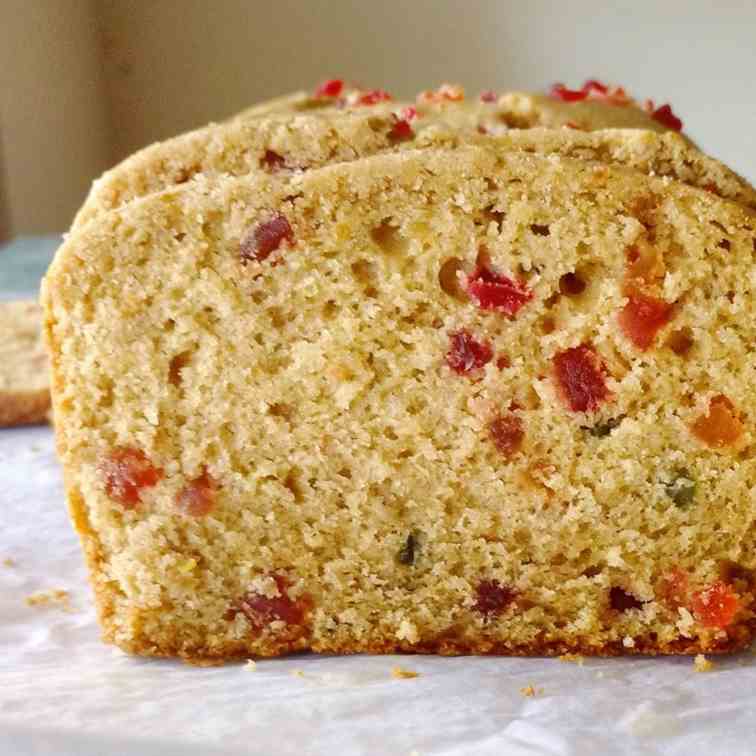 Wholewheat tutti-frutti cake
