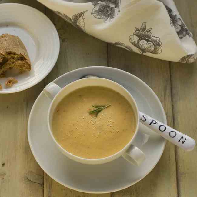 potato, rosemary and chilli soup