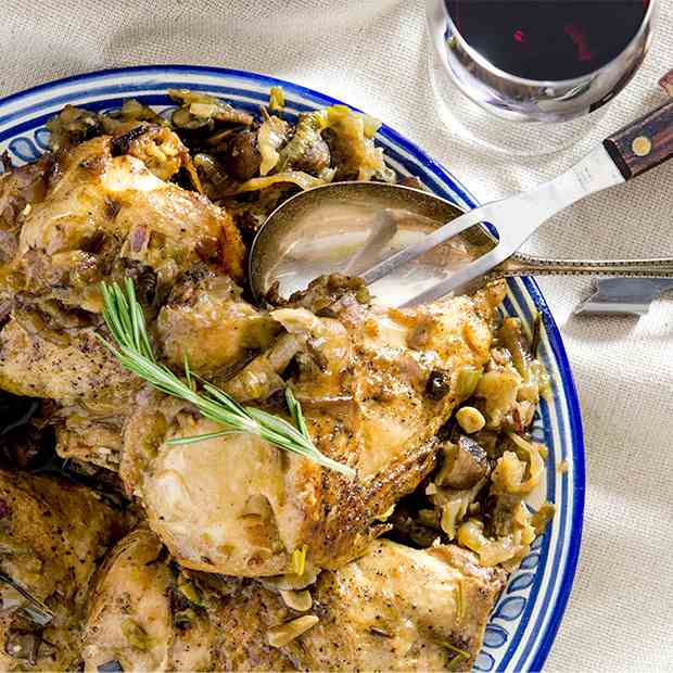 Country Slow Cooker Coq au Vin