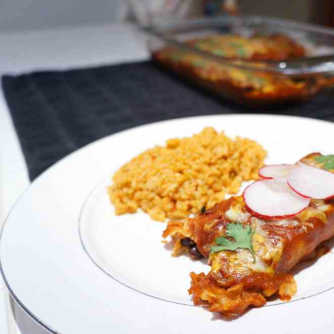 Vegetable Enchiladas