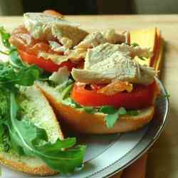Chicken Caesar Club Sandwich
