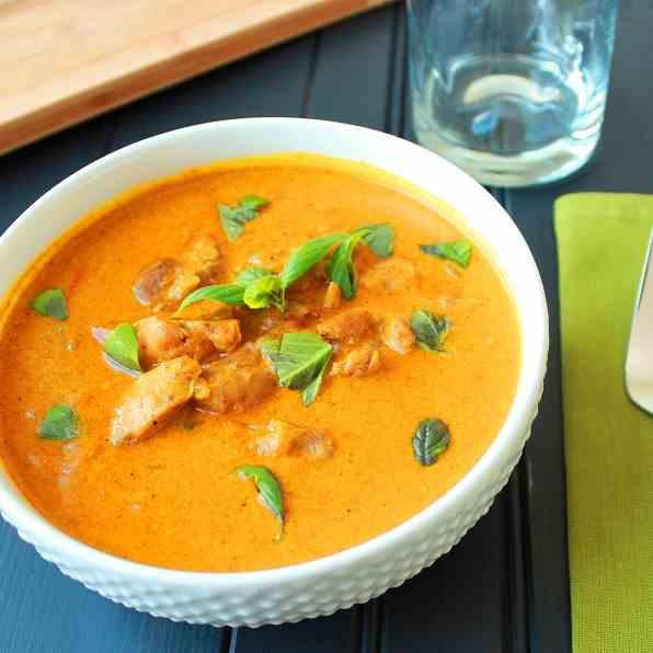 Indian chicken coconut curry
