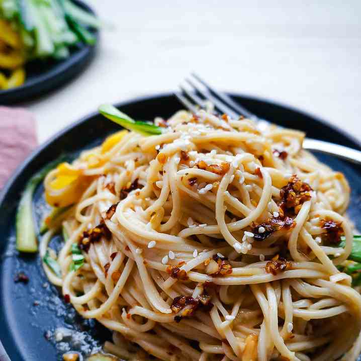 Peanut Noodles with Sichuan Chili Oil