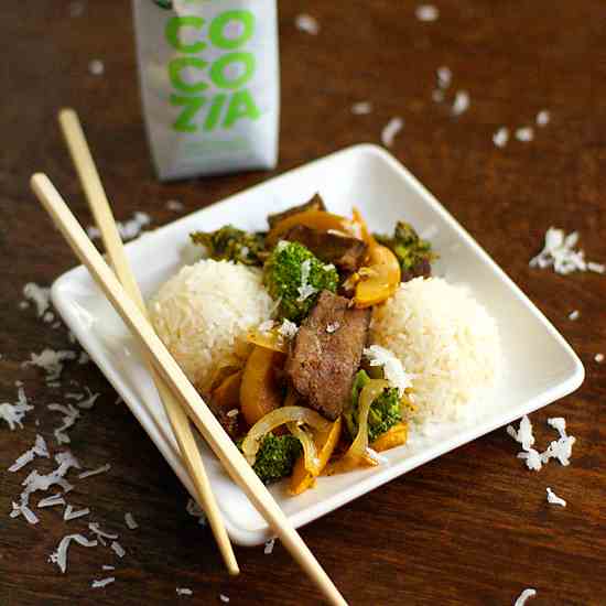 Coconut Rice Stir Fry