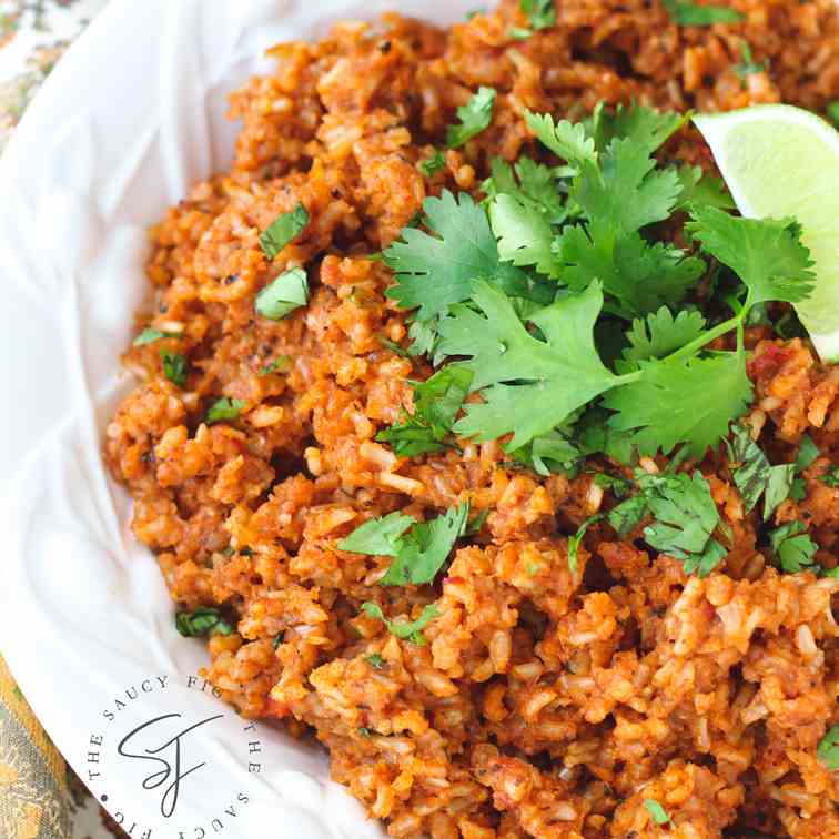 Healthy Brown Mexican Rice