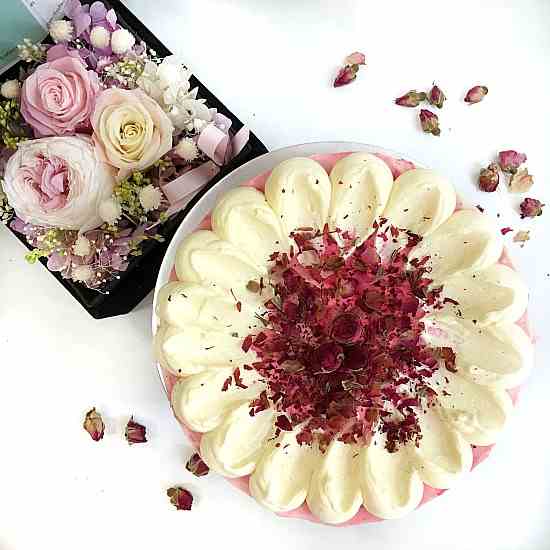 Petal Rose Cheesecake