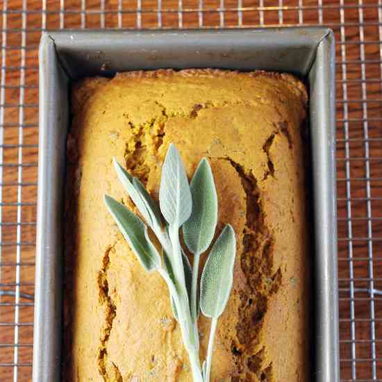 Pumpkin, Sage, Browned Butter Cake