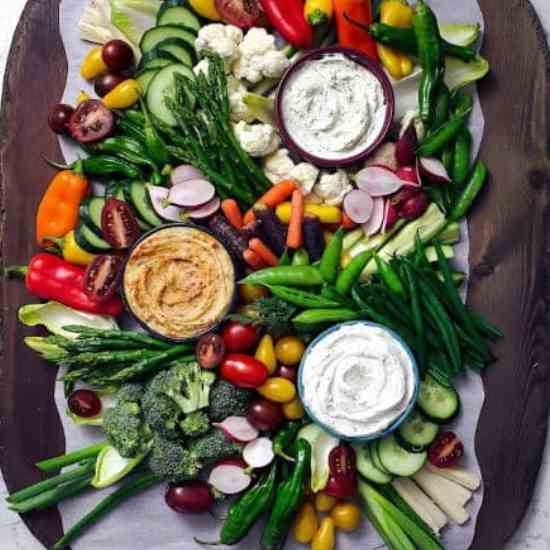 Easiest Crudite Platter