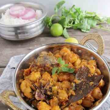 Fish & Chick Peas Masala