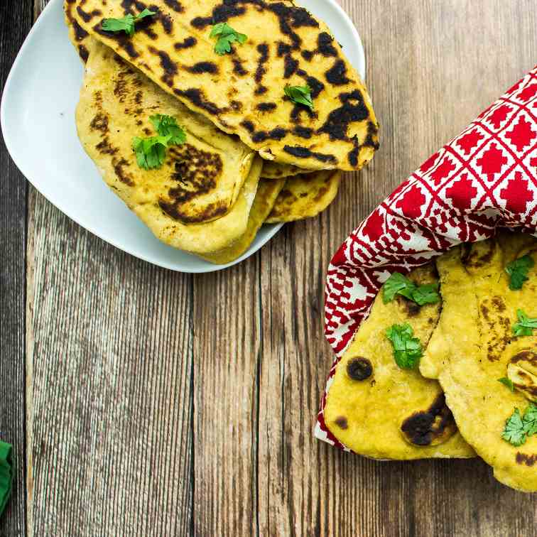 Whole Wheat Skillet Naan