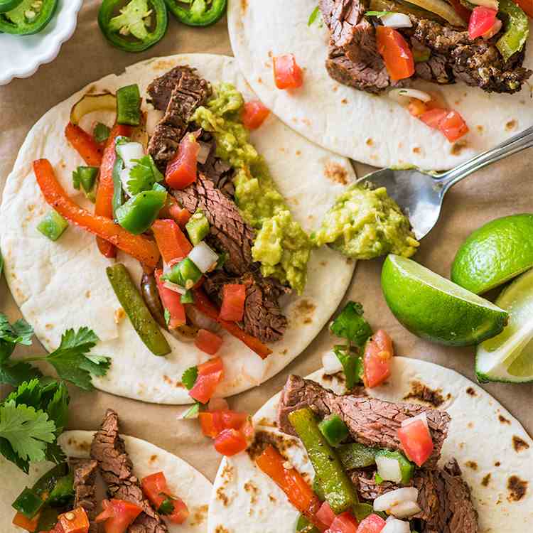 Awesome Steak Fajitas