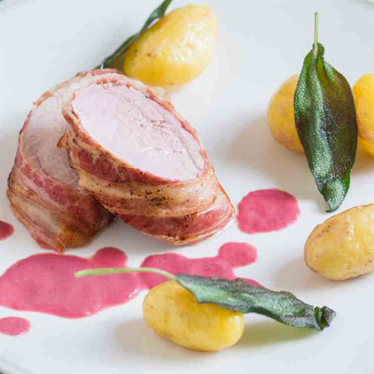 Pork Tenderloin with Sour Cherry Sauce