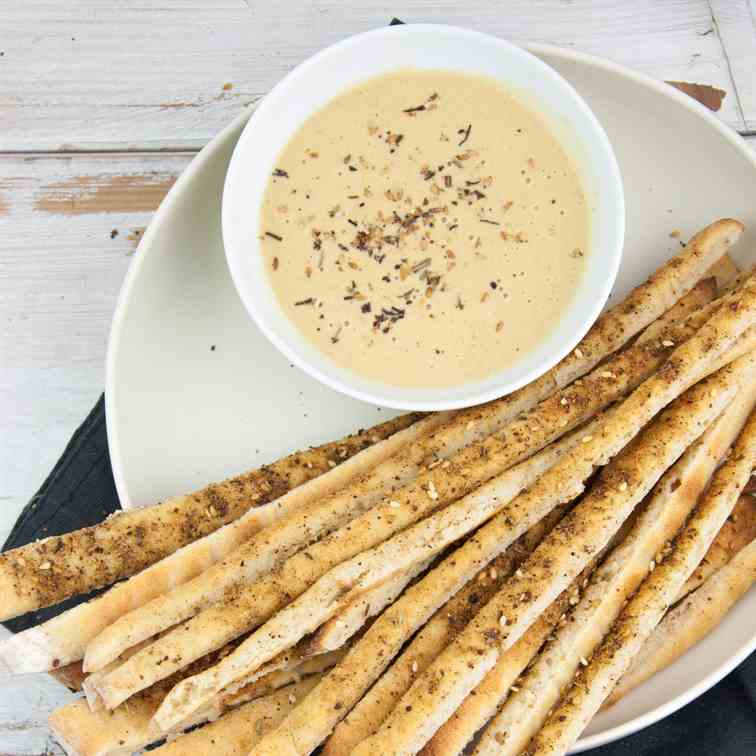 Vegan Za'atar Breadsticks 