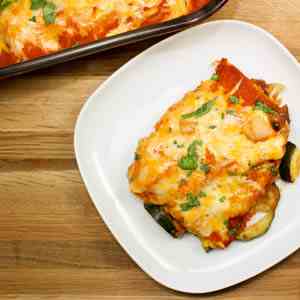 Cheesy Vegetable Enchilada Casserole