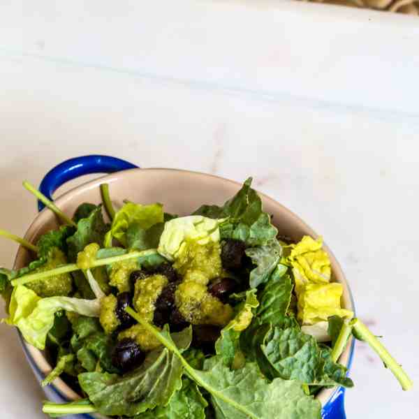 Black Bean and Baby Kale Salad 