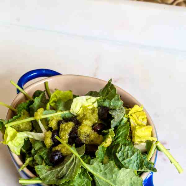 Black Bean and Baby Kale Salad