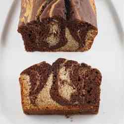 Chocolate Banana Marble Bread