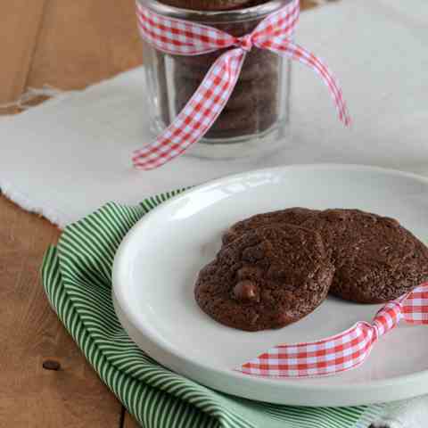 Chocolate Coffee Bean Cookies