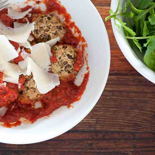 lentil balls with tomato sauce recipe