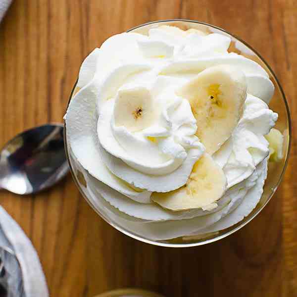 Banana Cream Rum Parfaits