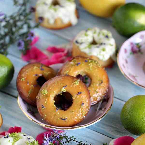 Lemon Lime Mini Bundt Cakes