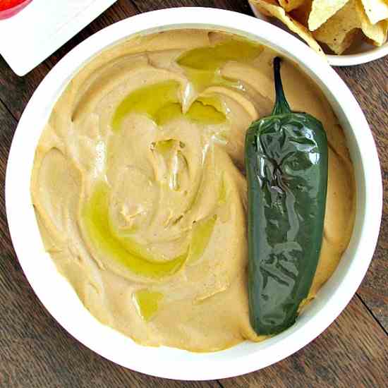 Roasted Pepper Garlic Hummus