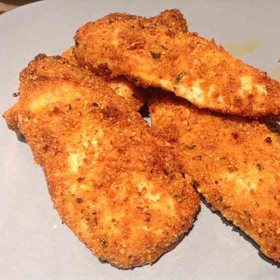 Spicy Breaded Garlic Chicken