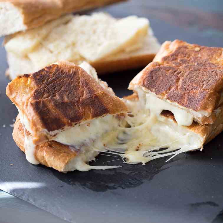 Fondue Cheese Panini Sandwiches